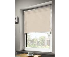 mydeco 65446 Tenda PlissÃ© - pretensionatori - Gratis - Senza forare, 120 x 130 cm, di Colore Crema
