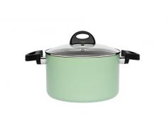 Berghoff Eclipse Antiaderente pentole casseruola con Coperchio in Vetro, Verde Chiaro, 20Â cm/3.7Â l
