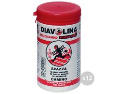DIAVOLINA Set 12 Spazzacamino Chimico in 5 Minuti 270 Vaso, Multicolore, Unica