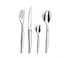Amefa Jet Lag Set Posate, Acciaio Inossidabile, Argento, Ménagère 16 pièces, unitÃ