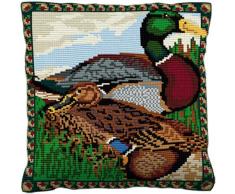 Brigantia Needlework - Kit per parte anteriore del cuscino arazzo del lavoro di cucito a punto croce - C1668 Germano Reale