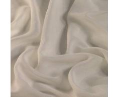 Home Collection TCBUC115/240 Tendina Coppia Boucle, Poliestere, Bianco, 70 x 240 cm, 2 UnitÃ