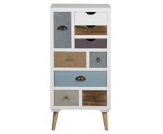 AC Design Furniture Cassettiera suwen Multicolori cassetti