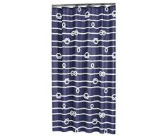 Sealskin Rope Tenda da Doccia, Poliestere, Blu, 180 x 200 cm