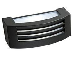 Lampada da parete applique con griglia illuminazione da esterno grigio