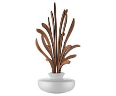 Bzzz Spegni Candela, Porcellana,Legno di Mogano, Bianco, M