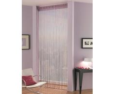 Home Collection TMF132 Tenda Mille Fili, Poliestere, Viola, 140x280 cm