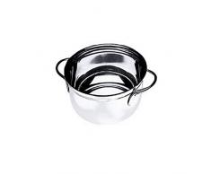 MEPRA Legumiera Senza Coperchio N.T, 18 cm, Acciaio Inossidabile 18/10