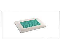 Miasuite Cuscino Memory Foam e Gel H 10/11 cm Saponetta Lavabile 100% Ortopedico Anallergico