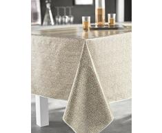 CALITEX Saigon Tovaglia PVC Tortora 250Â x 140Â cm