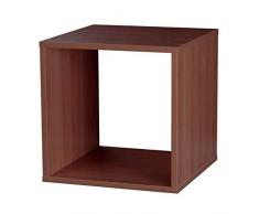 Libreria in Legno â Scaffale cubico (o 2, 3, 4 Ripiani) â Scaffale in Legno â impilabile â autoportante â Teak