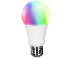 tint di MÃ¼ller-Licht LED E27, Lampade a goccia, bianco-colore (1800-6500K e RGB), dimmerabile, sostituisce lampadine da 60W, funziona con Alexa