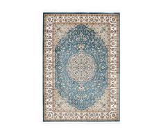 Lalee - Tappeto, 100% poliestere, 80 x 150 cm, colore: blu