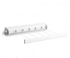 Brabantia Pull-Out Drying Stendibiancheria Estraibile, 22 m, Bianco, plastica, per interni