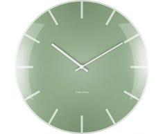 Karlsson KA5722GR Orologio da Parete, Vetro, Verde, Taglia Unica