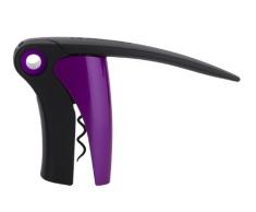 LE CREUSET LM-150 Set di Cavatappi a Leva, Stappatura di Bottiglie di Vino, Poliammide, Viola/Nero