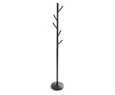 Versa 19300101 Appendiabiti da terra Adelisa Nero, 170x28,5x28,5cm, Metallo