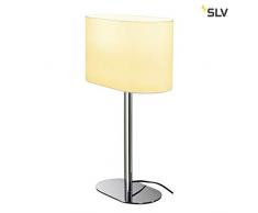 SLV Soprana ovale Lampada da tavolo TL 1, ES, E27, max. 60Â W 155841Â Tessile