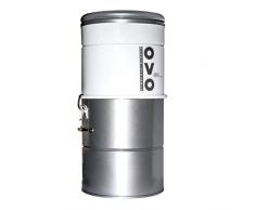 OVO OVO-630ST-25H Aspirapolvere Centralizzato, Acciaio, Grigio, 1500 W, 63 decibel
