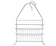 MSV 140719 - Mensola per Doccia, in Acciaio Inox, 26,5 x 10,5 x 40 cm