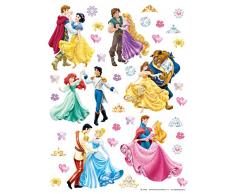 AG Design - Wall Sticker Disney - Autoadesivo - Disney Princesse - adesivo - 30 x 30 cm, 1 parte - DKs 1081
