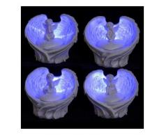 Angeli, Putti Pietra a LED, decorazione leggera e onirica - Credere, Sogno, Amore ovvero La speranza