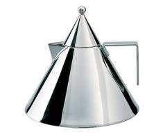 Alessi Il Conico 90017 Bollitore di Design con Manico, 2 lt, Acciaio, Inox, 1 UnitÃ 