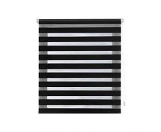 Blindecor Tenda Avvolgibile Doppio Tessuto Notte e Giorno, 77 x 180 cm, Nero