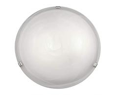 Brilliant 90104/05 - Plafoniera Mauritius, colore: Bianco