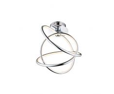 Globo Barna - Plafoniera a LED, cromata