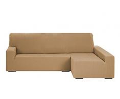 Martina Home - Copridivano Chaise Longue Modello Emilia - Bracciolo Destro Braccio Destro Desde 240 a 280 cm ancho Beige