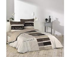 Douceur dâIntÃ©rieur, completo da letto con 2;federe, Cotone, Stampato, 240 x 260 cm