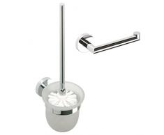 Lagerdeal. de Set per Bagno, Porta saponetta 1Â Porta phon Doppio Appendiabiti