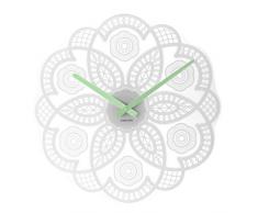 Karlsson - Orologio da parete, effetto pizzo, colore: Bianco