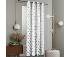 DecoKing Tenda con Occhielli, 140 x 245 cm, Snowy Night 2, 140x245
