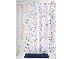 InterDesign 60721EU Twiggy Floral Tenda Doccia, Tessuto, Blu, 100x183x180 cm