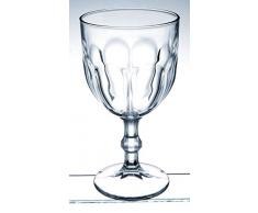 Côté Table Lato tavola 25369 Calice da Acqua, con Piede, 31 cl, 8,5 x 8,5 x 16,5 cm (Confezione da 6)