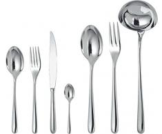 Alessi Caccia LCD01S75M Servizio Completo di Posate di Design 75 Pezzi in Acciao Inox