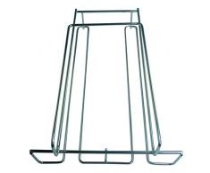 Zeller 24844 - Portabicchieri, 18,5 x 28 x 7,5 cm, colore: Cromato