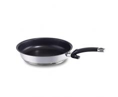 Fissler, padella protect steelux protect, per arrostire senza grasso, adatta alla lavastoviglie e al piano cottura a induzione, diametro di 28 cm, 138-102-28-100