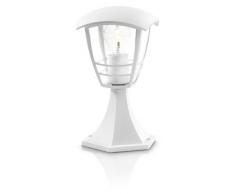 Philips Lighting Creek Lampione Palo da Esterno in Alluminio, Bianco, 30 cm