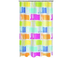 Spirella 10.17946 - Tenda Doccia Pittore, in Tessuto, 180 x 200 cm, Multicolore