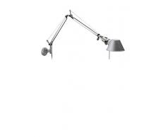 Artemide Tolomeo Lampada Mini Parete, Alluminio, A005910+A025150