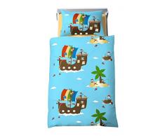 Dream Art Kids 143604 Biancheria da Letto per Bambini, Set da 2, Blu, 100x135 (3)