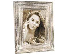 Zep TY7920 Curitiba-Cornice portafoto in Legno, Colore: Beige/Grigio/Nero, Beige/Gris/Noir, 13 x 18 cm