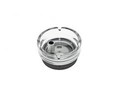 Zielonka 80010 - Posacenere Mangia-odori con spegnitore, Colore: Nero