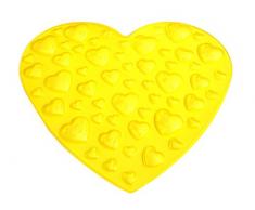 Outlook Design V842L10T59 Valentino Tappeto da Doccia Antiscivolo, Giallo Trasparente
