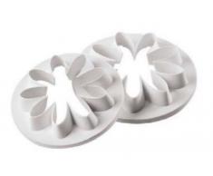 Martellato 47619-04 Tagliapasta 9 Petali, in Plastica, Confezione da 2 Pezzi