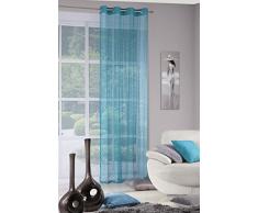 Eurofirany Fir/JOWITA/Turk Tenda JOWITA, Tenda con Occhielli, 140Â x 250, Turchese