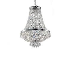 Ideal Lux Lampada a Sospensione G9, Cromo